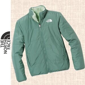 The North Face Kids Green Puffer Jacket